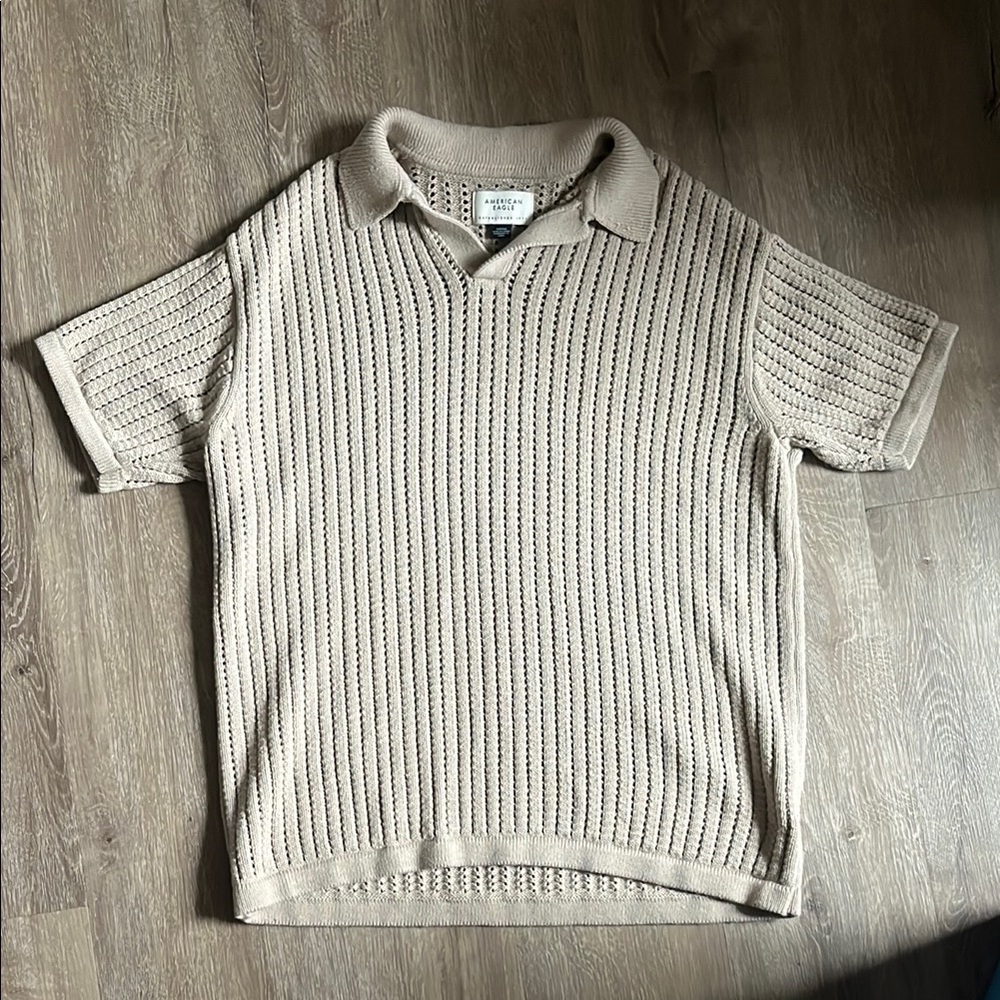 American Eagle Crocheted Top